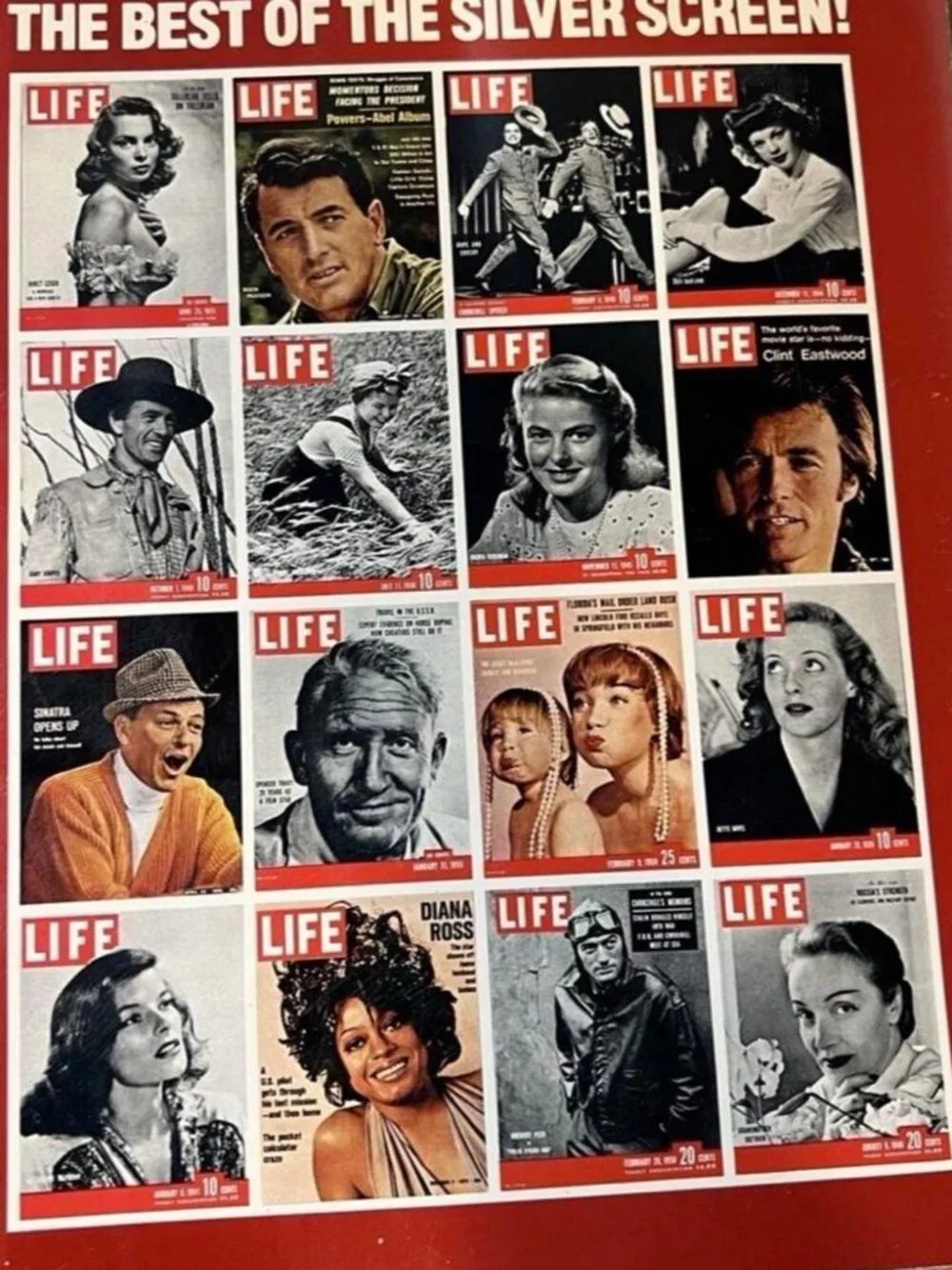 Vintage Cinema Magazine Coffee Table Book Life Goes to the Movies 1977 Retro